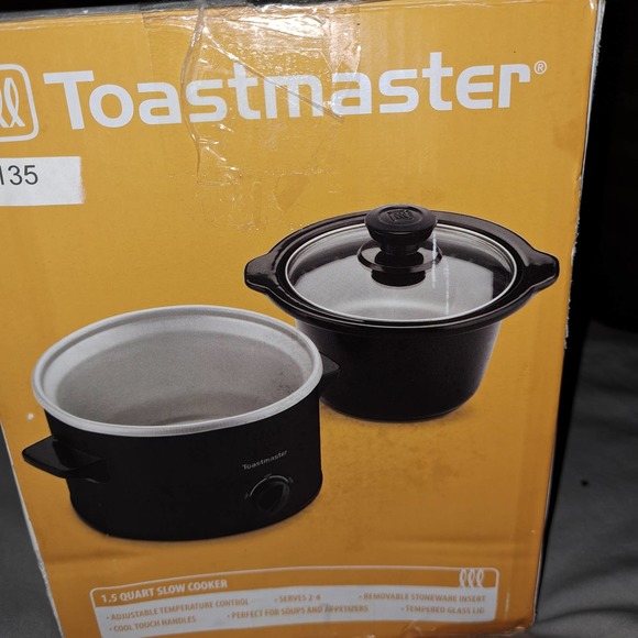 NEW - SEALED Toastmaster 1.5 Quart Slow Cooker Cool Touch Handles - Picture 4 of 4